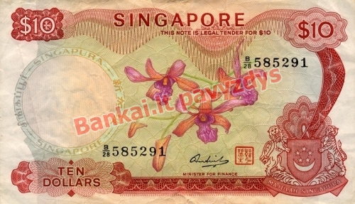 10 Dolerių banknoto priekinė pusė