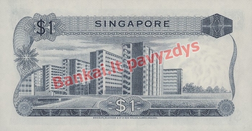 1 Dolerio banknoto galinė pusė