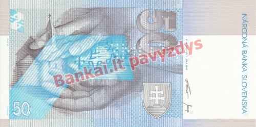 50 Korunų banknoto galinė pusė