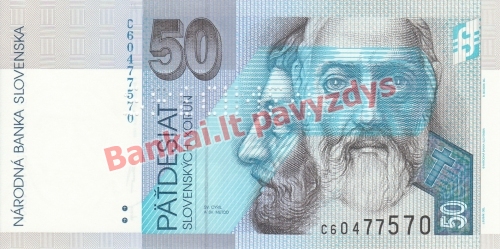 50 Korunų banknoto priekinė pusė