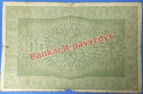 100 Livrų banknoto galinė pusė