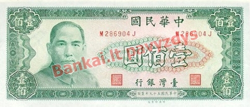 100 Juanių banknoto priekinė pusė
