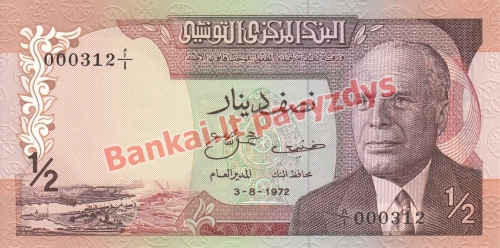 12 Dinarų banknoto priekinė pusė