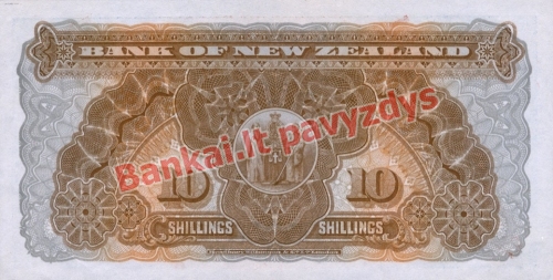 10 Šilingų banknoto galinė pusė