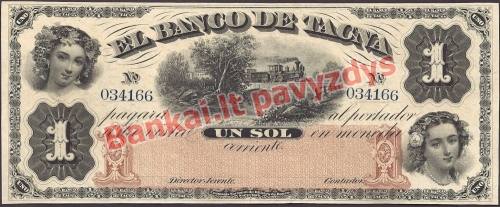 1 Solio banknoto priekinė pusė