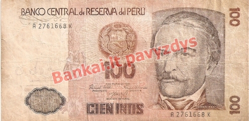 100 Inčių banknoto priekinė pusė