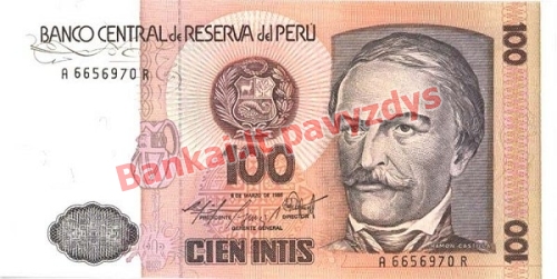 100 Inčių banknoto priekinė pusė