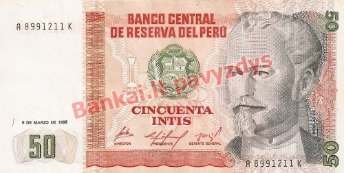 50 Inčių banknoto priekinė pusė