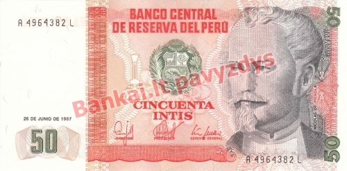50 Inčių banknoto priekinė pusė