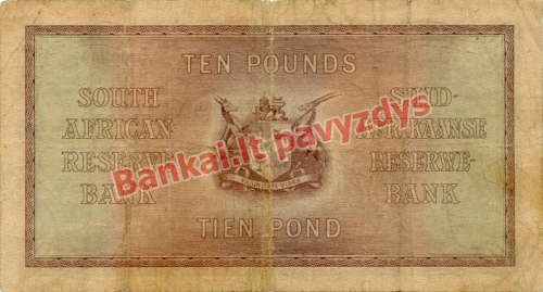 10 Svarų banknoto galinė pusė
