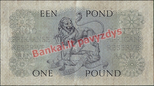 1 Svaro banknoto galinė pusė