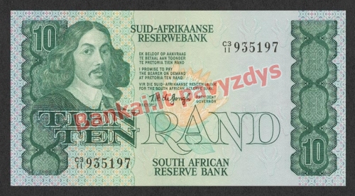 10 Randų banknoto priekinė pusė