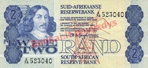 2 Randų banknoto priekinė pusė