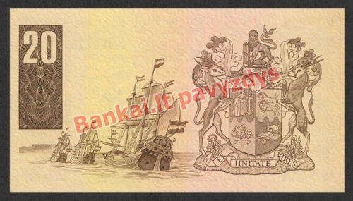 20 Randų banknoto galinė pusė