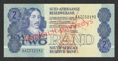 2 Randų banknoto priekinė pusė