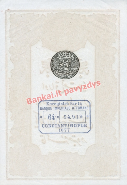10 Kurusų banknoto galinė pusė