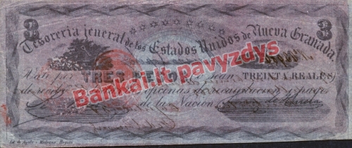 3 Pesų banknoto priekinė pusė