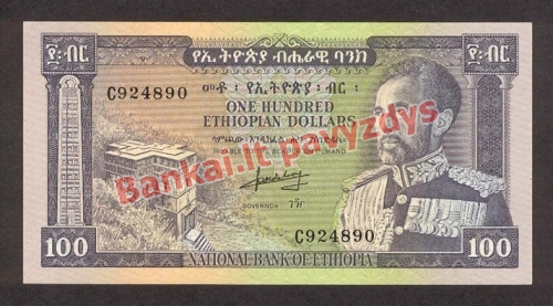 100 Dolerių banknoto priekinė pusė