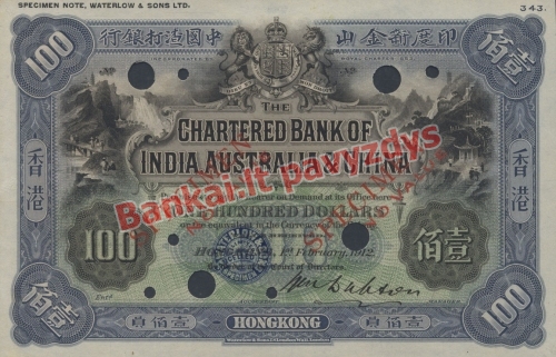 100 Dolerių banknoto priekinė pusė