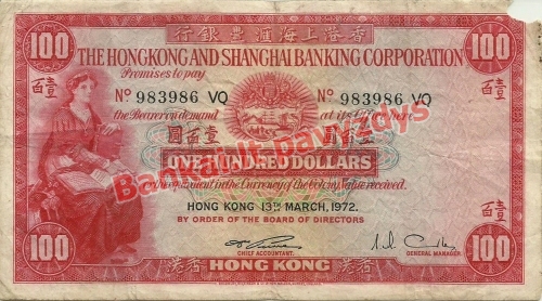 100 Dolerių banknoto priekinė pusė