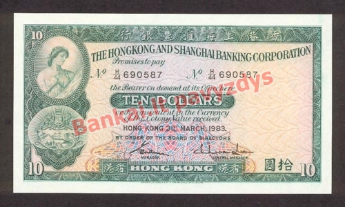 10 Dolerių banknoto priekinė pusė