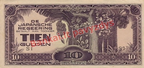 10 Guldenų banknoto priekinė pusė