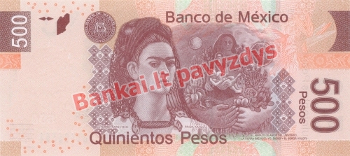 1000 Pesų banknoto galinė pusė