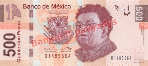 1000 Pesų banknoto priekinė pusė