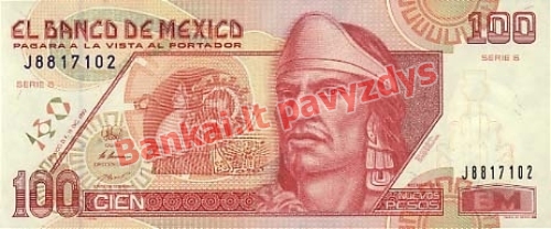 100 Naujųjų solių banknoto priekinė pusė