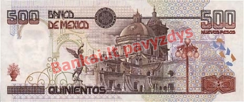 500 Naujųjų solių banknoto galinė pusė