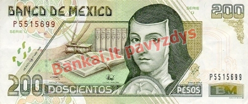 200 Pesų banknoto priekinė pusė