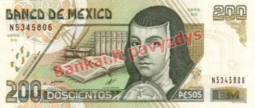 200 Pesų banknoto priekinė pusė