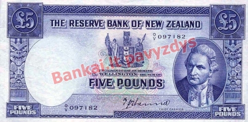 5 Svarų banknoto priekinė pusė