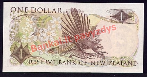 1 Dolerio banknoto galinė pusė