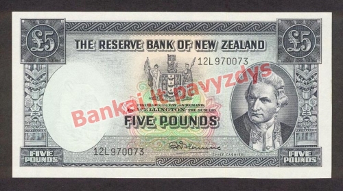5 Svarų banknoto priekinė pusė