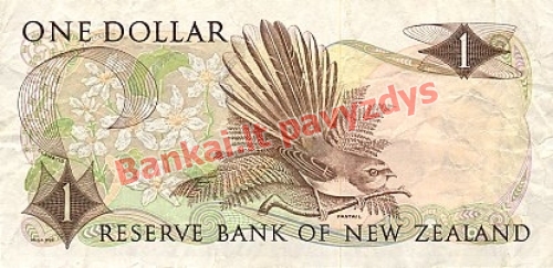 1 Dolerio banknoto galinė pusė
