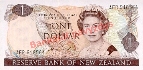 1 Dolerio banknoto priekinė pusė