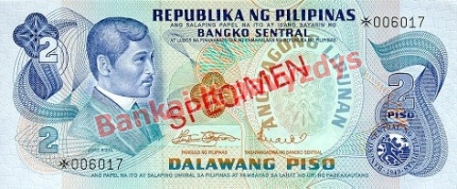 2 Pisų banknoto priekinė pusė