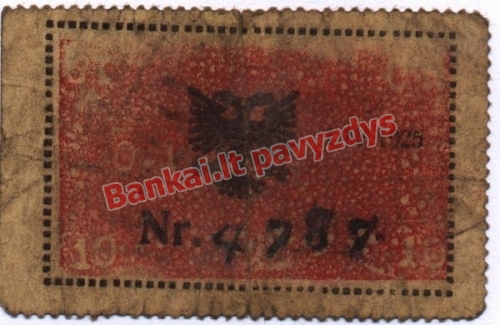 0.10 Frankų banknoto priekinė pusė