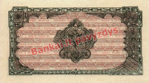 0.10 Lekų banknoto galinė pusė