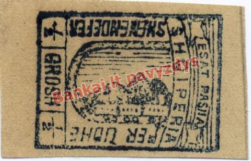 0.5 Grošų banknoto priekinė pusė