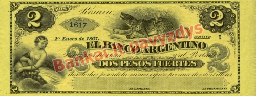 2 Pesų banknoto priekinė pusė