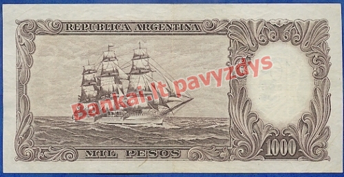 10 Pesos  banknoto galinė pusė