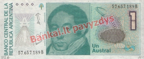 1 Australo banknoto priekinė pusė