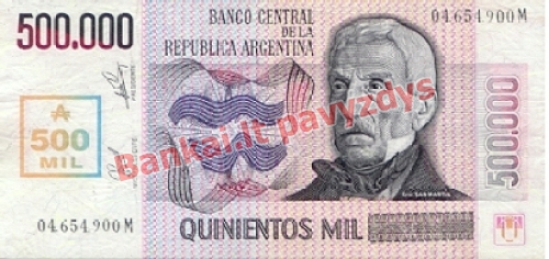 500000 Australų banknoto priekinė pusė
