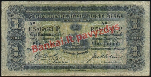1 Svaro banknoto priekinė pusė