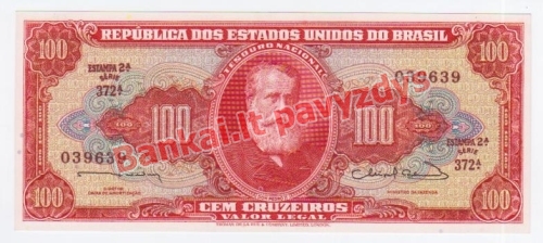 100 Cruzeirų banknoto priekinė pusė