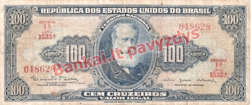 100 Cruzeirų banknoto priekinė pusė