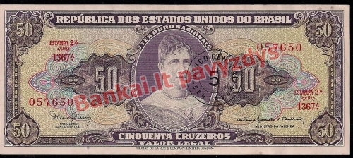 50 Cruzeirų banknoto priekinė pusė