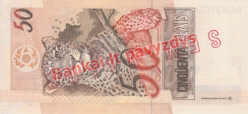 50 Reais banknoto galinė pusė